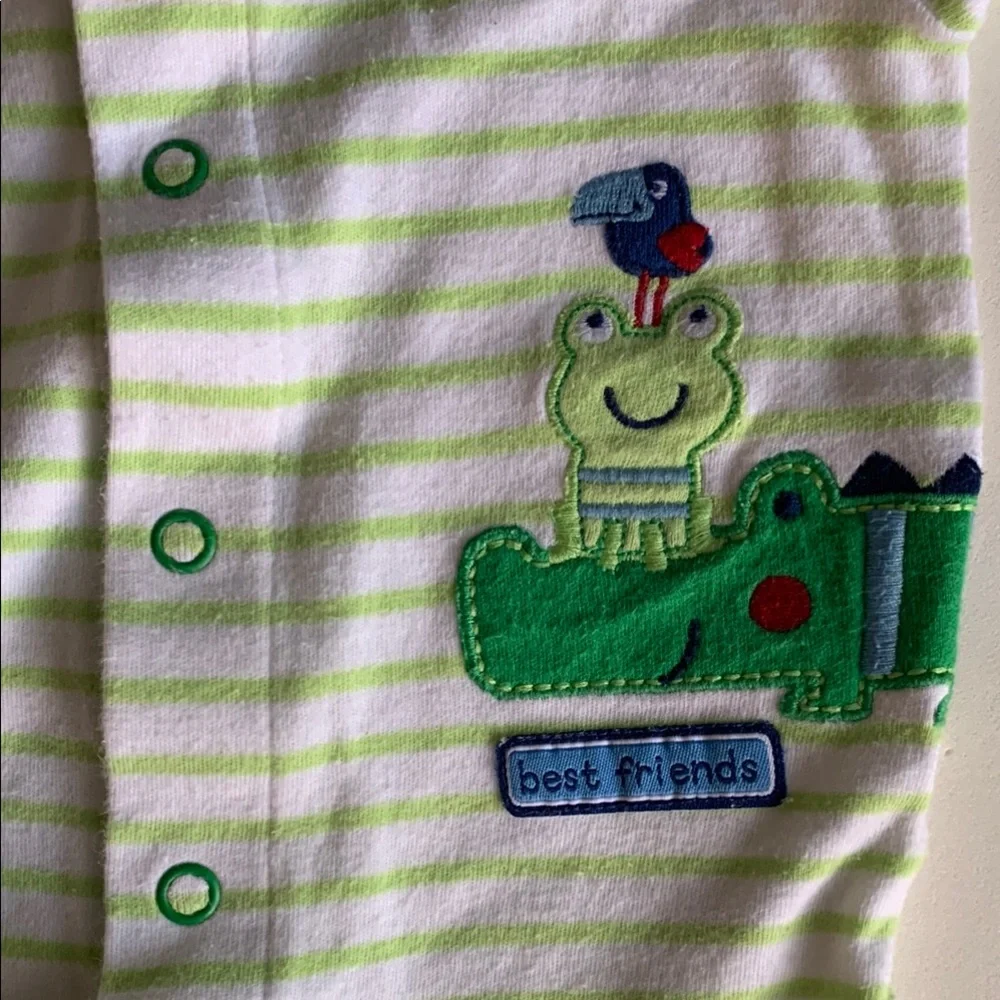 Set of 4 Carters 3M Dinosaur, Alligator, & Shark Bodysuit